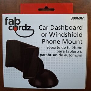 Fab Cordz Black Phone Mount